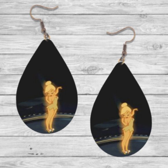 Disney Tinkerbell Earrings - Picture 1 of 1